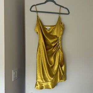 Top shop metallic dress